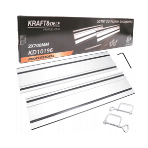 Kraft&Dele Vodiaca lišta na ponornú pílu 2x700 mm KD10196