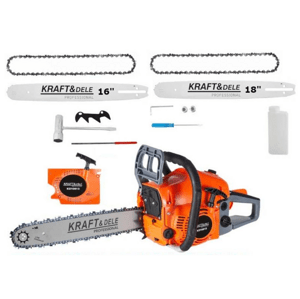 Kraft&Dele Motorová reťazová píla 5,9 HP 16"/18" KD10613