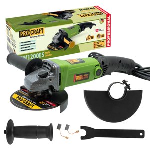 ProCraft Elektrická uhlová brúska 125mm PW1200ES