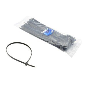 Geko Sťahovacie pásky 200x7,6mm BLACK