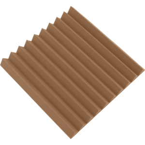 ProfiGaráž Akustický panel - klín 50x50x5cm hnedý