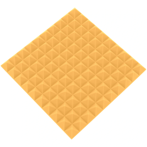 ProfiGaráž Akustický panel - pyramída 50x50x5cm žltá