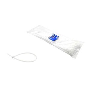Geko Sťahovacie pásky 200x7,6mm WHITE