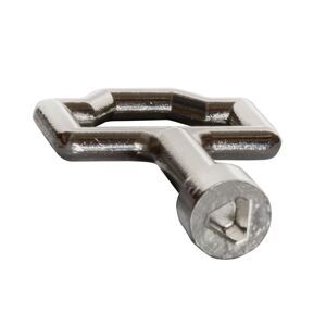 Key for opening panels of screwcompressors