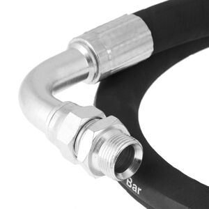 Hadica vysokotlaková 3/4" 1 m 105 bar - rovná koncovka + uhlová