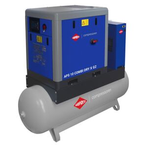 Skrutkový kompresor APS 10 Combi Dry X G2 10 bar 10 HP/7.5 kW 970 l/min 500 l