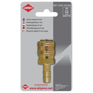 Rýchlospojka na hadicu 9 mm Euro