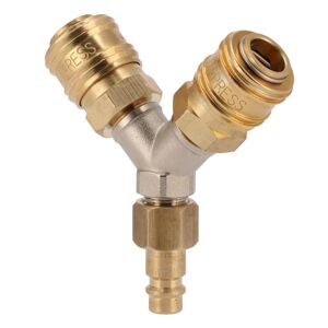 T-kus 1/4" Y s rýchlospojkami Euro
