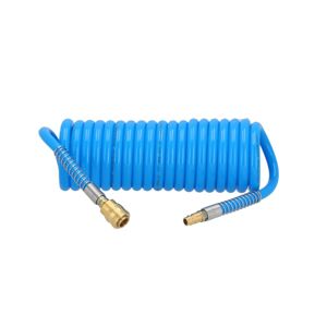 Pneumatická špirálová hadica PU s koncovkami 5 m fi 12 x 8 mm