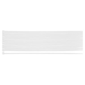 NEO TOOLS Káblové pásky EXTREME 2,5 × 200 mm, biele, 100 ks. 01-650