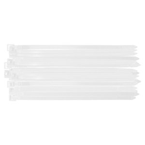 NEO TOOLS EXTREME klipy 7,6 × 200 mm, biele, 50 ks. 01-664