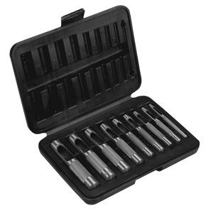 TOPEX Súprava vysekávačov, rozsah 3-12 mm, 9 ks 03A490