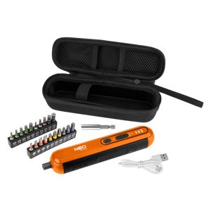 NEO TOOLS Akumulátorový skrutkovač 4V, Li-Ion, USB-C 04-199
