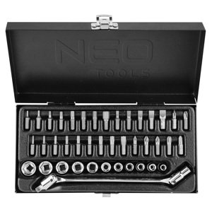 NEO TOOLS Gola sada 1/4", 41 ks sada 08-603