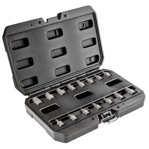 NEO TOOLS Suprava vytahovacov zalomenych skrutiek, 15 ks 09-607