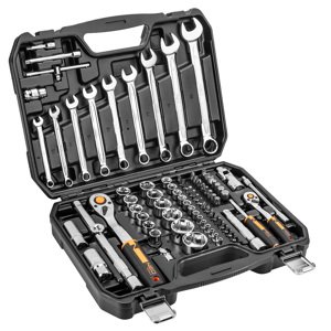 NEO TOOLS Nástrčné kľúče 1/2", 1/4", súprava 82 ks, ECO 10-058