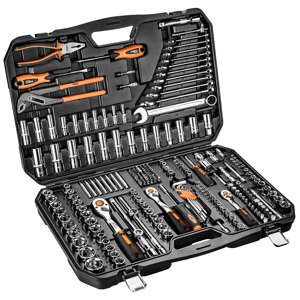 NEO TOOLS Nástrčné kľúče 1/2", 3/8", 1/4", súprava 233 ks 10-078