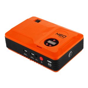NEO TOOLS Jump štartér, power banka - 14 Ah, kompresor 3.5BAR, baterka 11-997