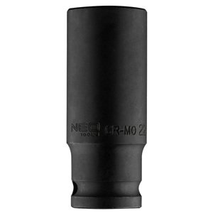 NEO TOOLS Príklepový nástavec 1/2" dlhý , 22 x 78 mm, Cr-Mo 12-322