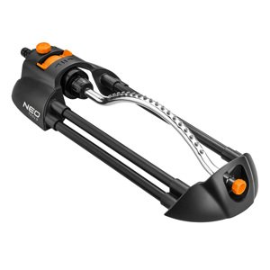 NEO TOOLS Oscilačný zavlažovač, kovová tyč, 18 trysiek, nastaviteľný rozptyl 15-771