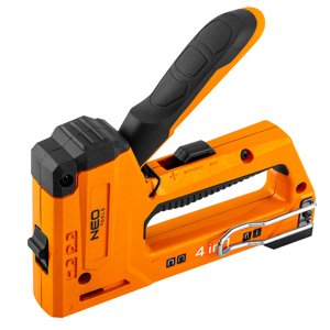 NEO TOOLS Multifunkčná zošívačka 4 v 1, 6-14 mm, hliník, sponky J, G, L, E 16-030