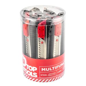 Top Tools Nôž so zalomeným ostrím 18 mm sada 12 ks v balení 17B528-12