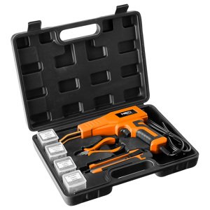 NEO TOOLS Plastová spájkovačka 50W + 200 sponiek 19-158