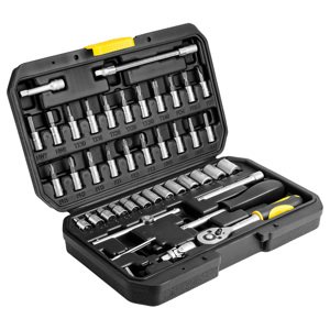 TOPEX Nástrčné kľúče 1/4" súprava 46 ks 38D640