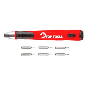 Top Tools Skrutkovacie nástavce precízne s upínadlom 7 39D197