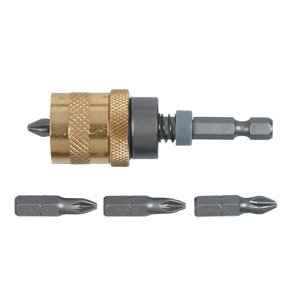 TOPEX Držiak bitov 1/4" sada, 65 mm, 5 ks 39D340