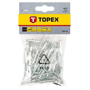 TOPEX Nit hliníkový trhací 4,0 mm x 8 mm, 50ks 43E401