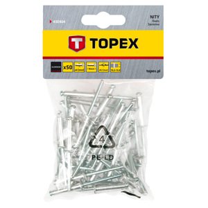 TOPEX Nit hliníkový trhací 4,0 mm x 16 mm, 50ks 43E404
