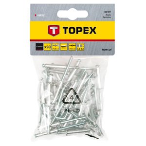 TOPEX Nit hliníkový trhací 4,8 mm x 8 mm, 50ks 43E501