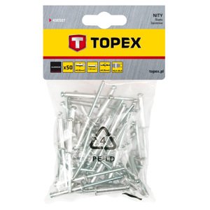 TOPEX Nit hliníkový trhací 4,8 mm x 23 mm, 50ks 43E507