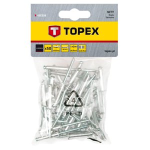 TOPEX Nit hliníkový trhací 4,8 mm x 28 mm, 50ks 43E509