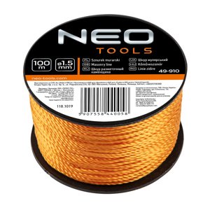 NEO TOOLS Šnúrka murárska, 100 m 49-910