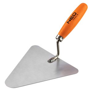 NEO TOOLS Trojuholníková stierka, 200 mm, drevená rukoväť 50-102