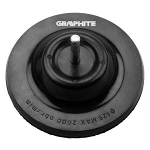 GRAPHITE Pružný disk so suchým zipsom 125 mm 55H824