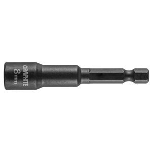 GRAPHITE Razová nastrčná hlavica, magnetická 8 x 65 mm 56H551