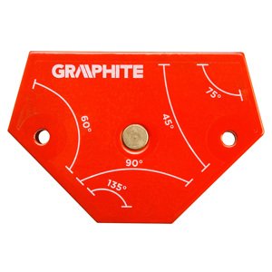 GRAPHITE Zváracie magnetický uhol 64 x 95 x 14 mm 56H904