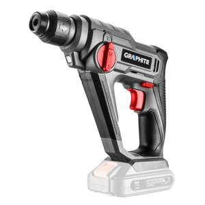 GRAPHITE Akumulátorové vŕtacie kladivo SDS+ Energy+ 18V, Li-Ion/0,8 J, bez akumulátora 58G009