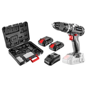GRAPHITE Bezkartáčový vŕtací skrutkovač s príklepom Energy+ 18 V, Li-Ion, 13 mm, 2 batérie 2Ah, nabíjanie batérie, kufor na náradie 58G020-SET2