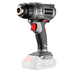 GRAPHITE Akumulátorová teplovzdušná pištoľ Energy+ 18V, Li-Ion, teplotný rozsah 550oC, bez akumulátora 58G082