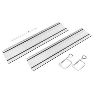 GRAPHITE Vodiace koľajnice 2 x 700 mm, konektor, 2 svorky 58G495-732