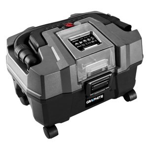 GRAPHITE Energy+ 18V Li-Ion dielenský vysávač, 10 l 58GE105