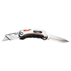 NEO TOOLS Univerzálny nôž, lichobežník čepeľ + nôž, nylon puzdro, +5 čepelí 63-710