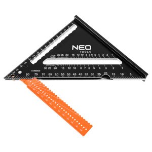 NEO TOOLS Úhlomer s pravítkom 72-105