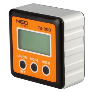 NEO TOOLS Digitálny uhlomer 72-300