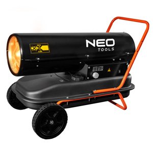 NEO TOOLS Olejový ohrievač 30kW, nádrž 38l, kolesá 90-081