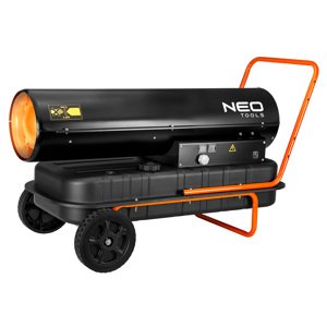NEO TOOLS Olejový ohrievač 50kW, nádrž 50l, kolies 90-082